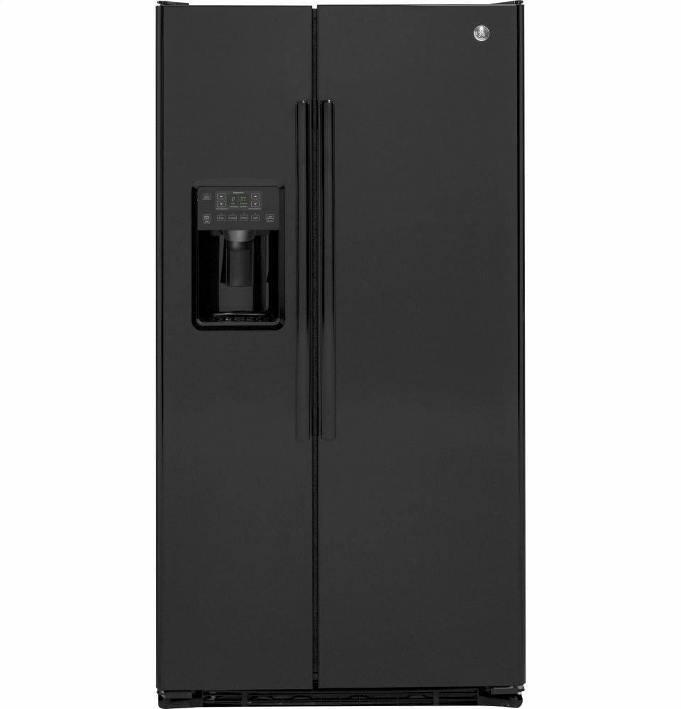 Ge Appliances GZS22DGJBB Ge? 21.9 Cu. Ft. Counter-Depth Side-By-Side Refrigerator Freestanding Refrigerators freestanding fridge freezer combo