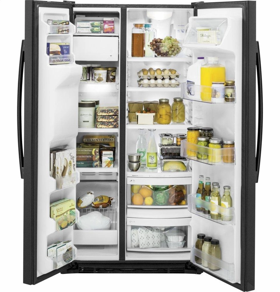 Ge Appliances GZS22DGJBB Ge? 21.9 Cu. Ft. Counter-Depth Side-By-Side Refrigerator
