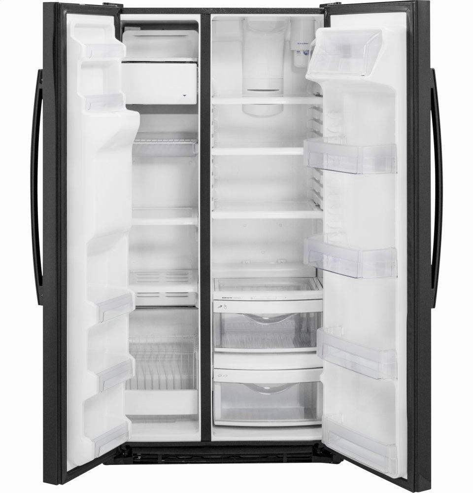 Ge Appliances GZS22DGJBB Ge? 21.9 Cu. Ft. Counter-Depth Side-By-Side Refrigerator