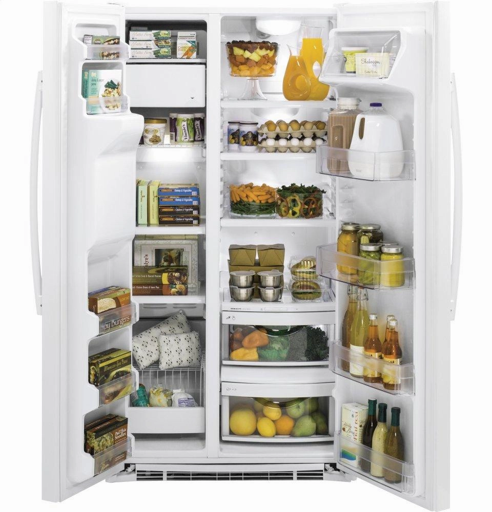 Ge Appliances GZS22DGJWW Ge? 21.9 Cu. Ft. Counter-Depth Side-By-Side Refrigerator