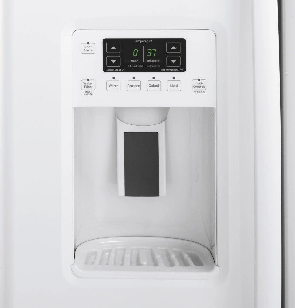Ge Appliances GZS22DGJWW Ge? 21.9 Cu. Ft. Counter-Depth Side-By-Side Refrigerator