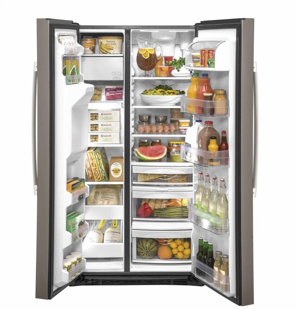 Ge Appliances GZS22IMNES Ge? 21.8 Cu. Ft. Counter-Depth Side-By-Side Refrigerator