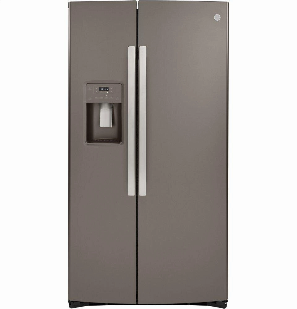 Ge Appliances GZS22IMNES Ge? 21.8 Cu. Ft. Counter-Depth Side-By-Side Refrigerator Freestanding Refrigerators freestanding fridge freezer combo