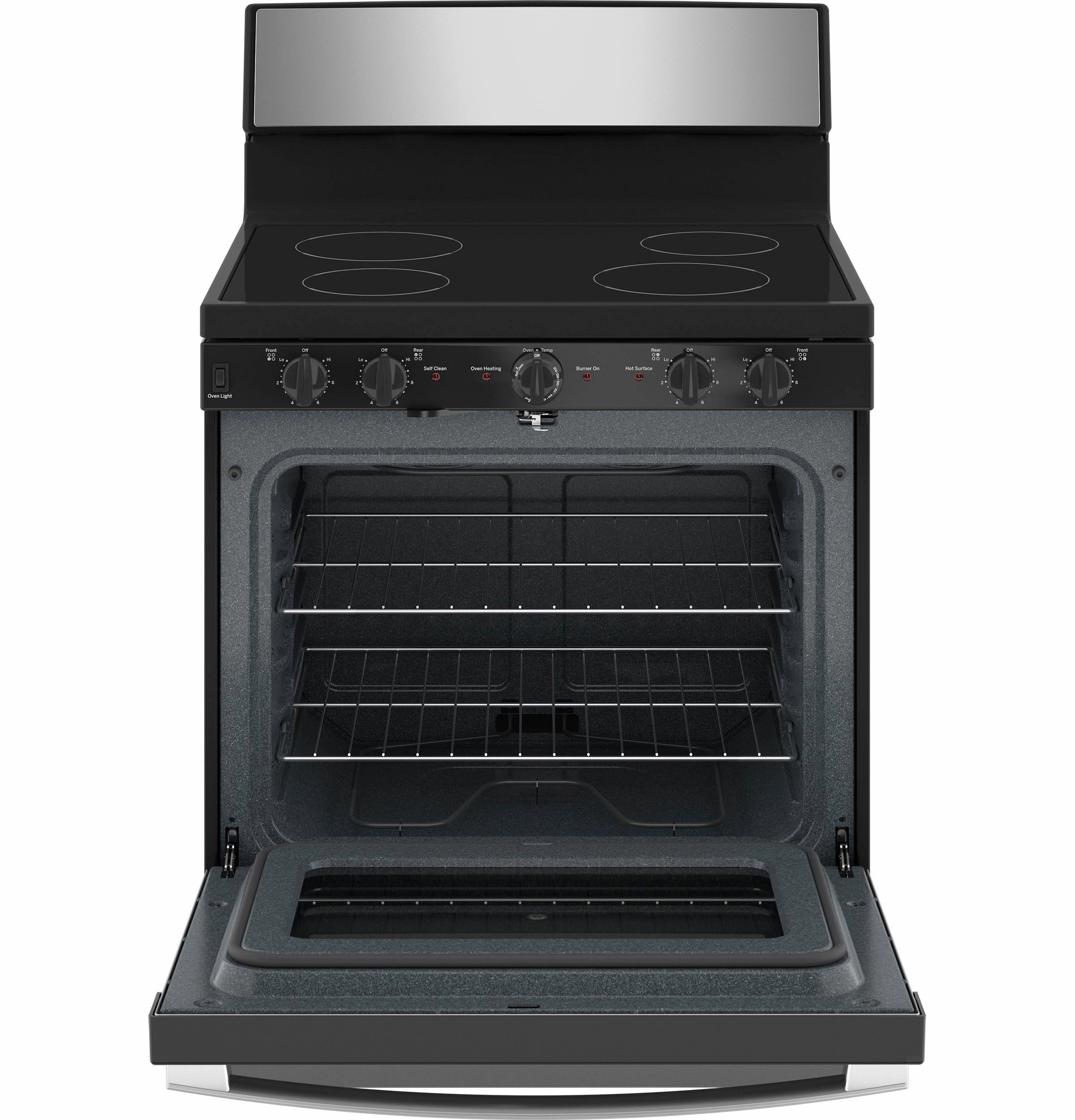 Ge Appliances JB480SYSS Ge? Energy Star? 30" Free-Standing Electric Radiant Smooth Cooktop Range