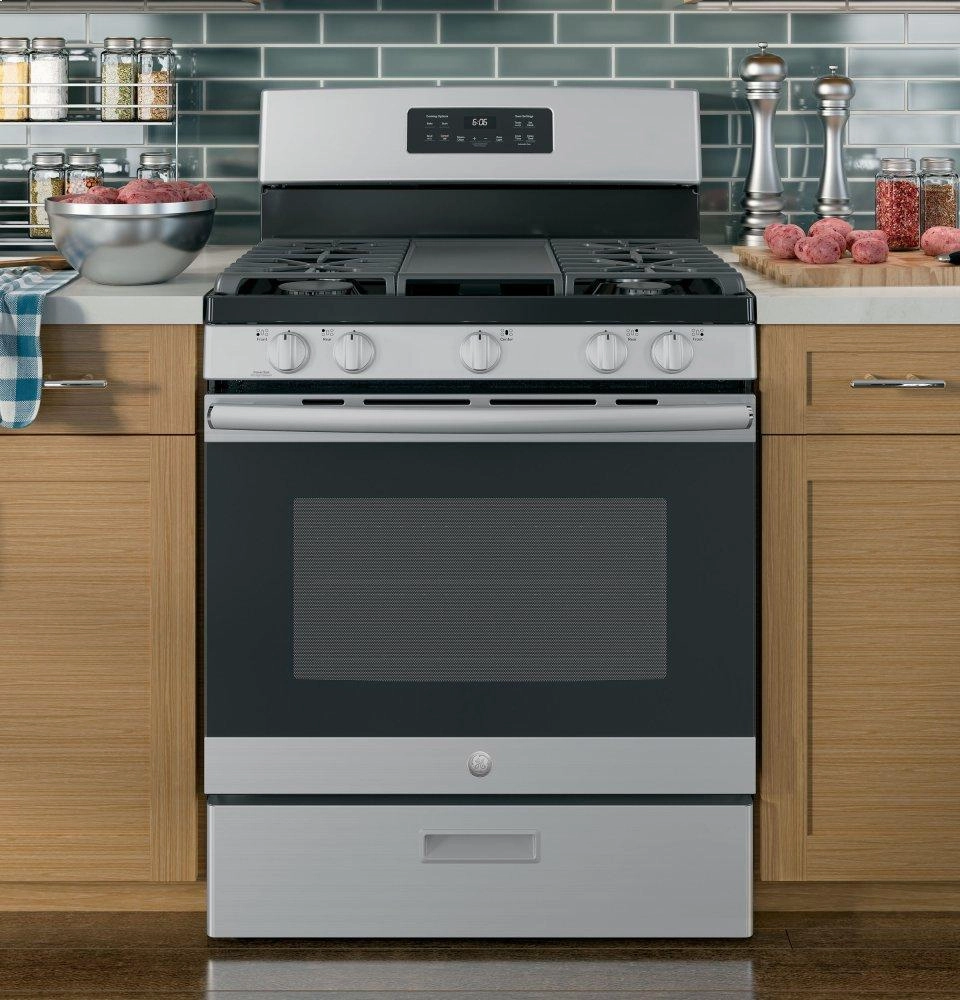 Ge Appliances JGBS66REKSS Ge? 30" Free-Standing Gas Range