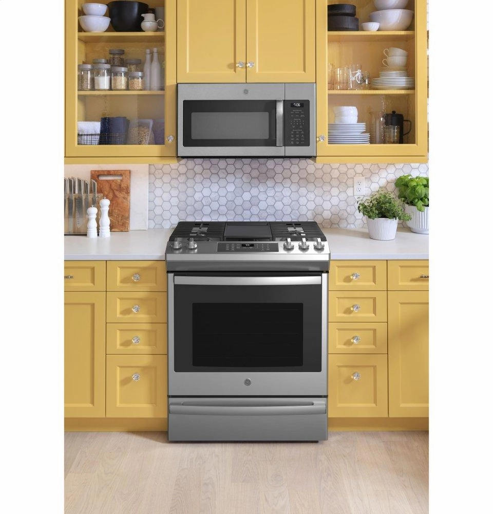Ge Appliances JGS760SPSS Ge? 30" Slide-In Front-Control Convection Gas Range With No Preheat Air Fry