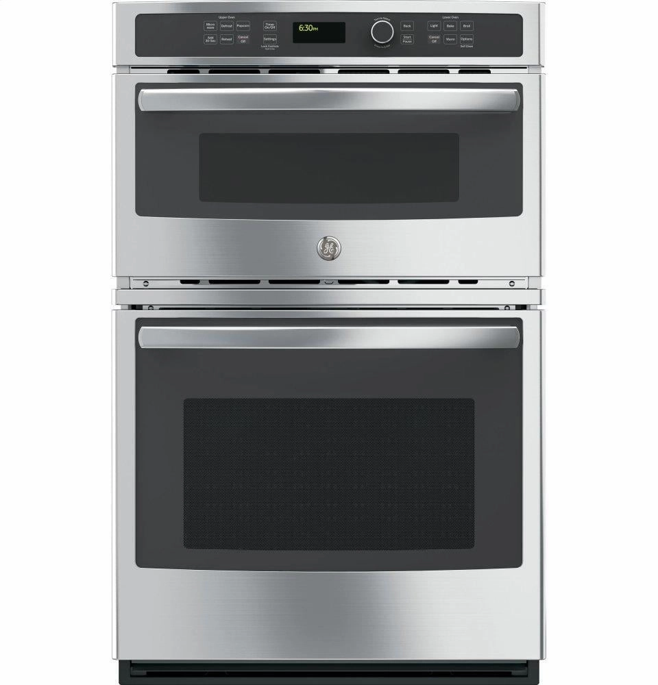 Ge Appliances JK3800SHSS Ge 27" Built-In Combination Microwave/Thermal Wall Oven Wall Ovens 27 inch wall oven built-in
