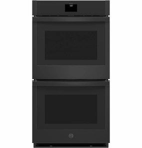 Ge Appliances JKD5000DVBB Ge 27" Smart Built-In Convection Double Wall Oven With No Preheat Air Fry Wall Ovens convection wall oven with steam assist