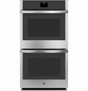 Ge Appliances JKD5000SVSS Ge 27" Smart Built-In Convection Double Wall Oven With No Preheat Air Fry Wall Ovens convection wall oven with steam assist