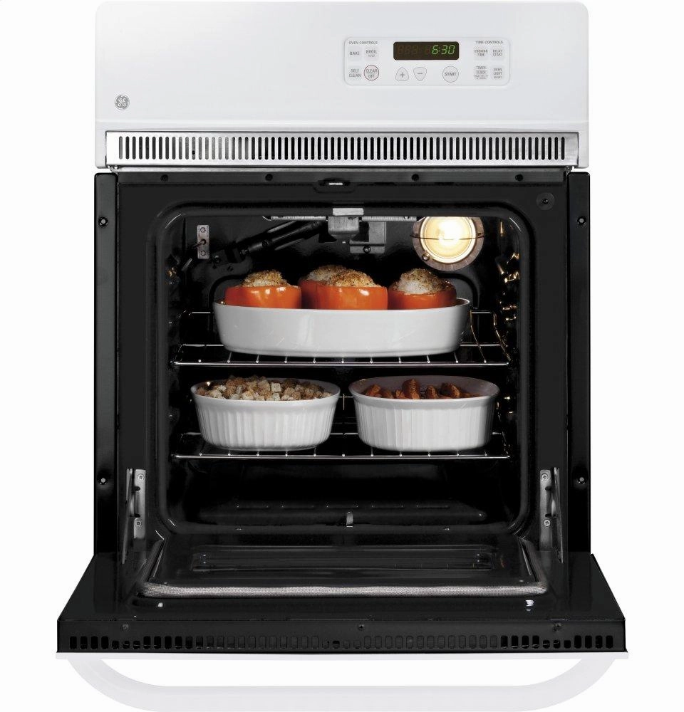 Ge Appliances JRP20WJWW Ge 24" Electric Single Self-Cleaning Wall Oven