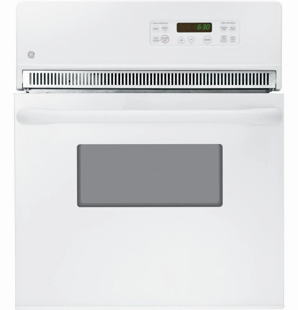 Ge Appliances JRP20WJWW Ge 24" Electric Single Self-Cleaning Wall Oven Wall Ovens 27 inch wall oven built-in