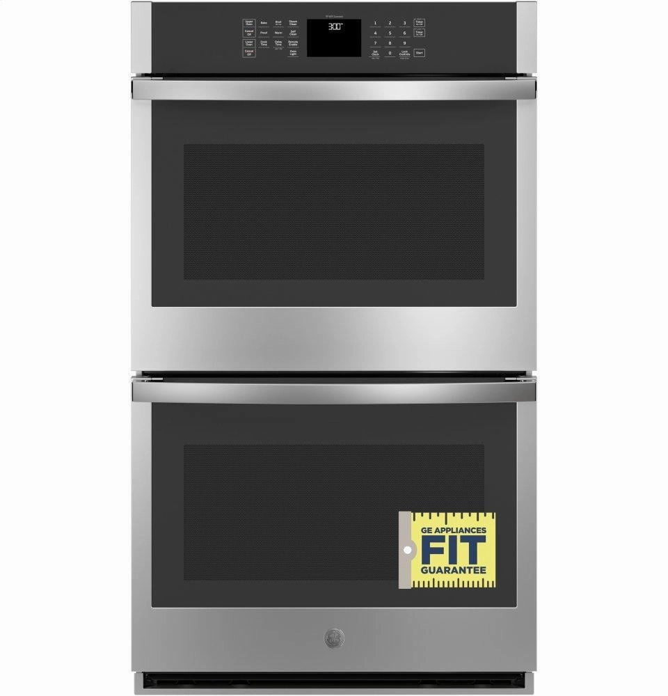 Ge Appliances JTD3000SNSS Ge 30" Smart Built-In Self-Clean Double Wall Oven With Never-Scrub Racks