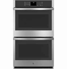Ge Appliances JTD3000SNSS Ge 30" Smart Built-In Self-Clean Double Wall Oven With Never-Scrub Racks Wall Ovens oven with smart temperature control