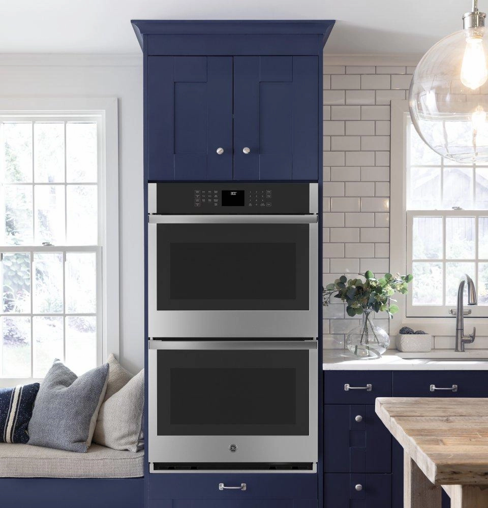 Ge Appliances JTD3000SNSS Ge 30" Smart Built-In Self-Clean Double Wall Oven With Never-Scrub Racks