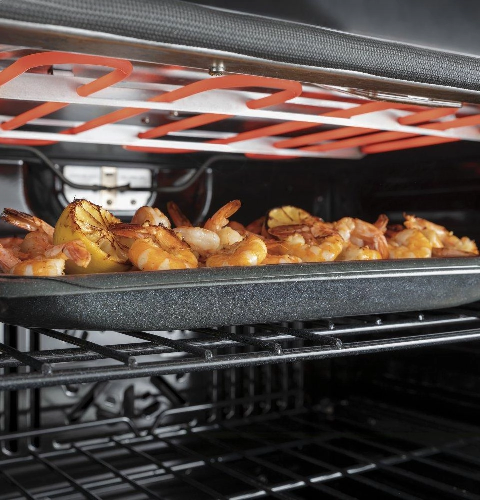 Ge Appliances JTD5000DNBB Ge 30" Smart Built-In Self-Clean Convection Double Wall Oven With Never Scrub Racks