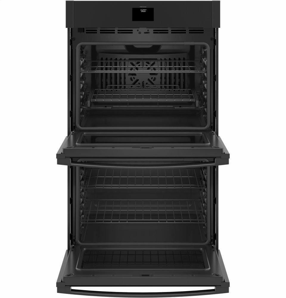Ge Appliances JTD5000DNBB Ge 30" Smart Built-In Self-Clean Convection Double Wall Oven With Never Scrub Racks