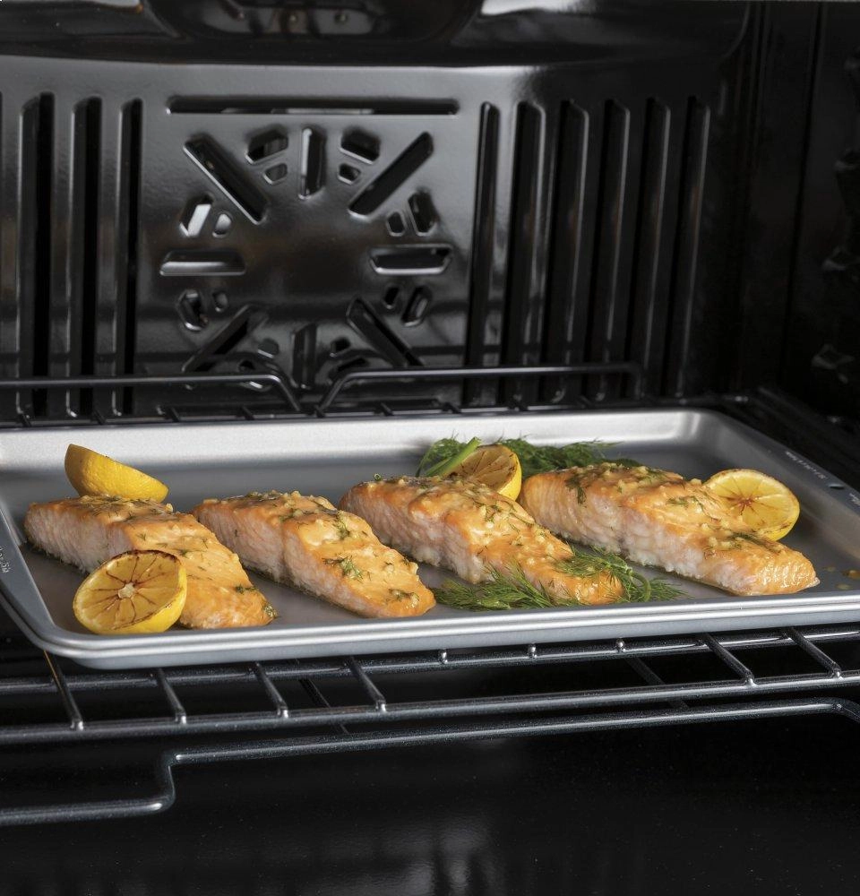 Ge Appliances JTD5000DNBB Ge 30" Smart Built-In Self-Clean Convection Double Wall Oven With Never Scrub Racks
