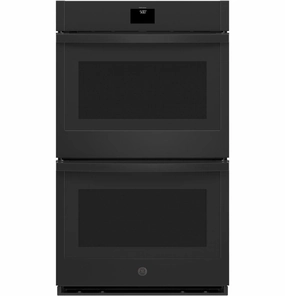 Ge Appliances JTD5000DNBB Ge 30" Smart Built-In Self-Clean Convection Double Wall Oven With Never Scrub Racks Wall Ovens 27 inch wall oven built-in