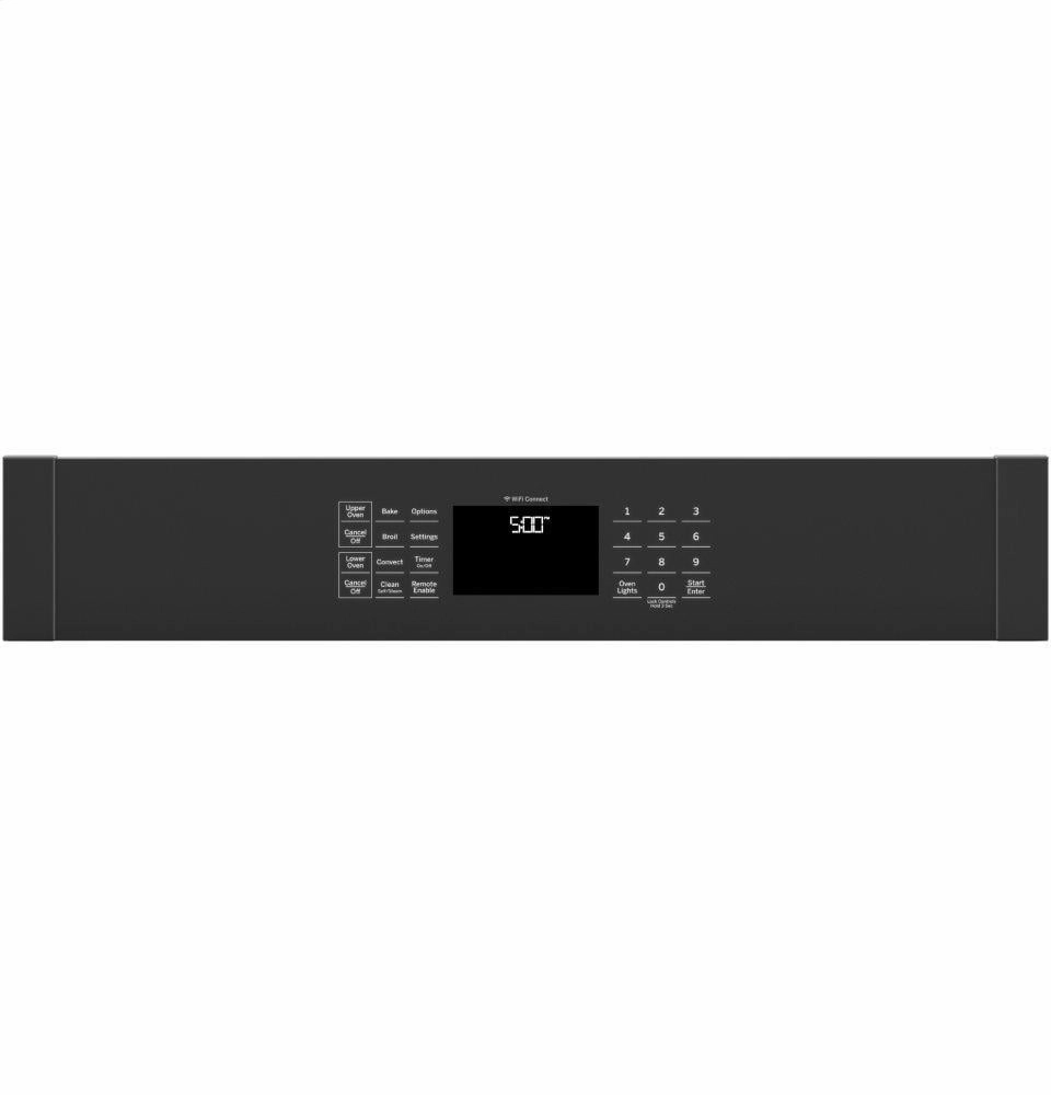 Ge Appliances JTD5000DNBB Ge 30" Smart Built-In Self-Clean Convection Double Wall Oven With Never Scrub Racks