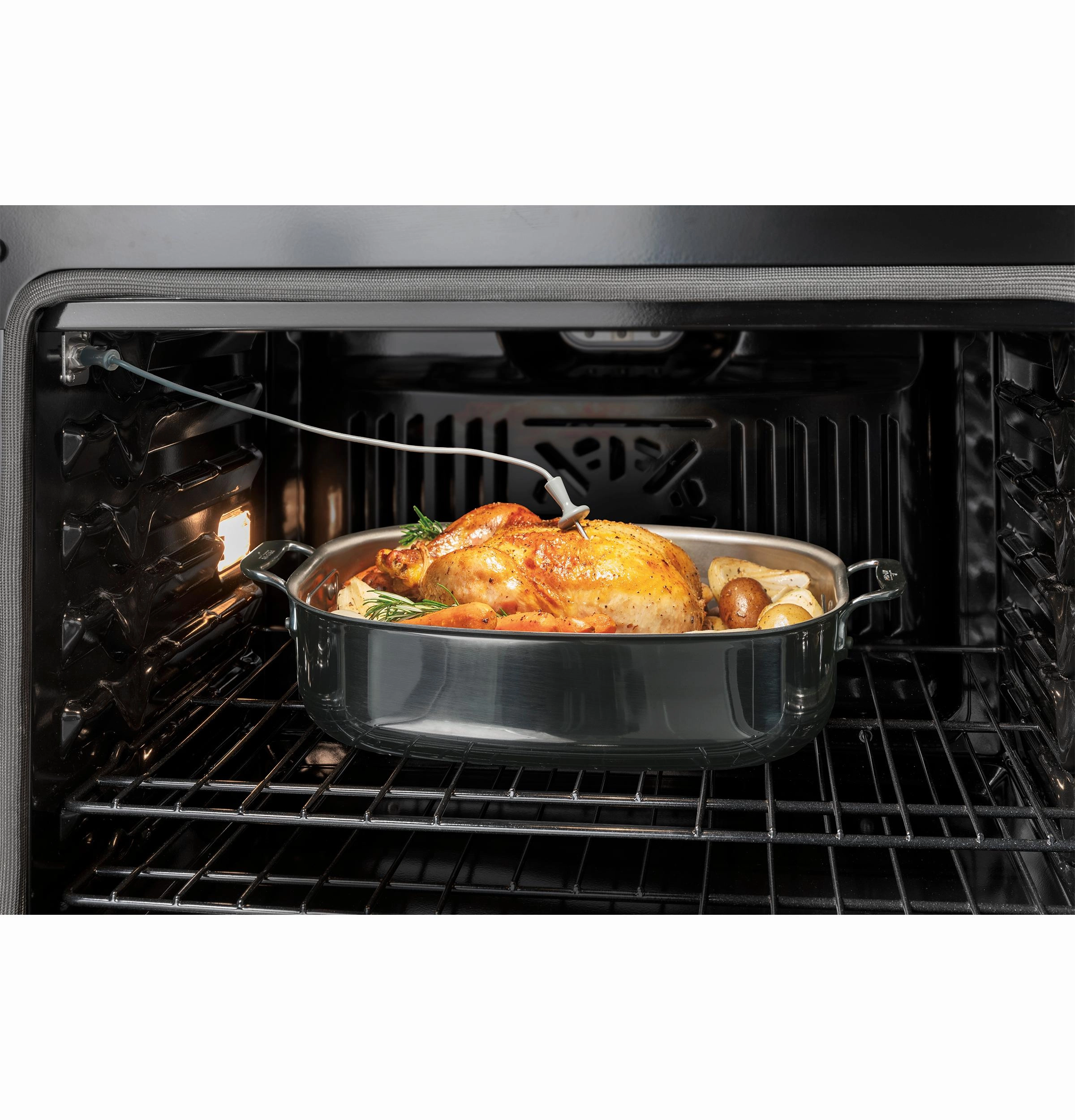 Ge Appliances JTD5000EVES Ge 30" Smart Built-In Self-Clean Convection Double Wall Oven With No Preheat Air Fry