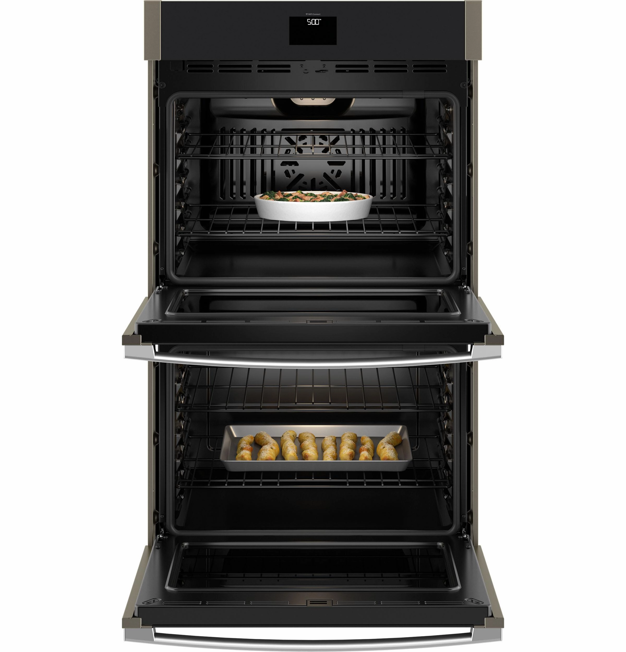 Ge Appliances JTD5000EVES Ge 30" Smart Built-In Self-Clean Convection Double Wall Oven With No Preheat Air Fry