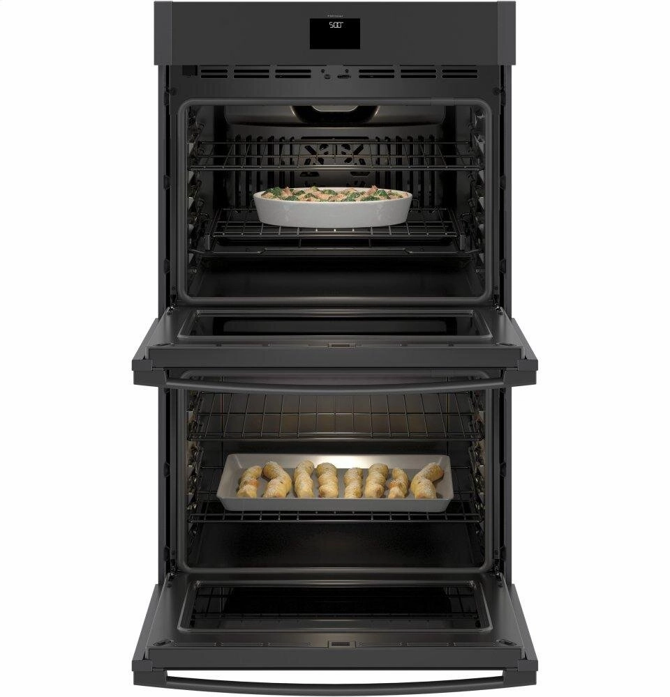 Ge Appliances JTD5000FNDS Ge 30" Smart Built-In Self-Clean Convection Double Wall Oven With Never Scrub Racks