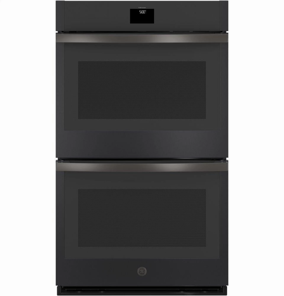 Ge Appliances JTD5000FNDS Ge 30" Smart Built-In Self-Clean Convection Double Wall Oven With Never Scrub Racks Wall Ovens 27 inch wall oven built-in
