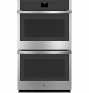 Ge Appliances JTD5000SNSS Ge 30" Smart Built-In Self-Clean Convection Double Wall Oven With Never Scrub Racks Wall Ovens 27 inch wall oven built-in