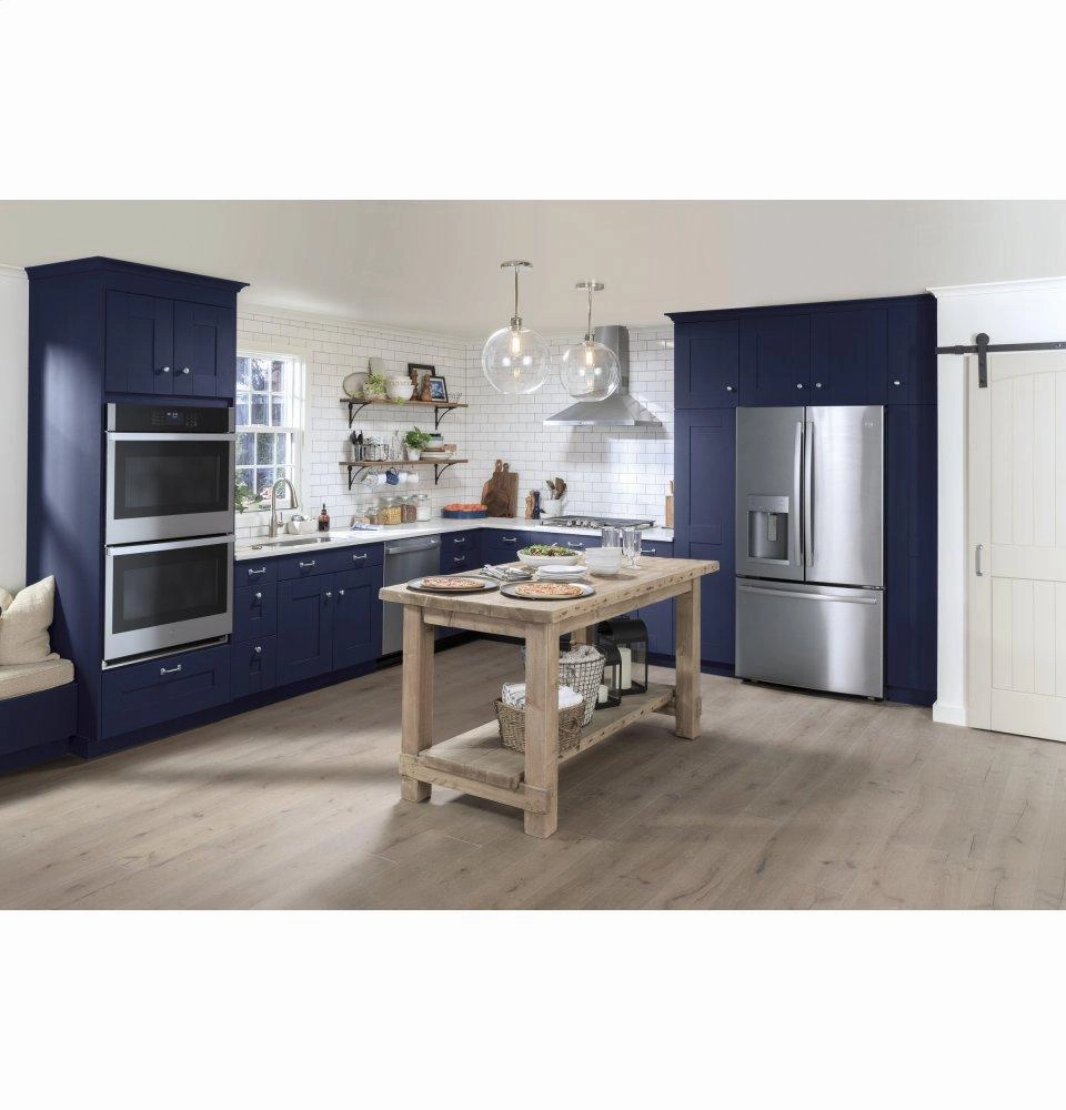 Ge Appliances JTD5000SNSS Ge 30" Smart Built-In Self-Clean Convection Double Wall Oven With Never Scrub Racks