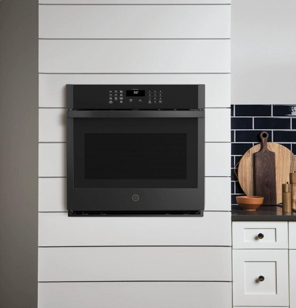 Ge Appliances JTS3000DNBB Ge 30" Smart Built-In Self-Clean Single Wall Oven With Never-Scrub Racks