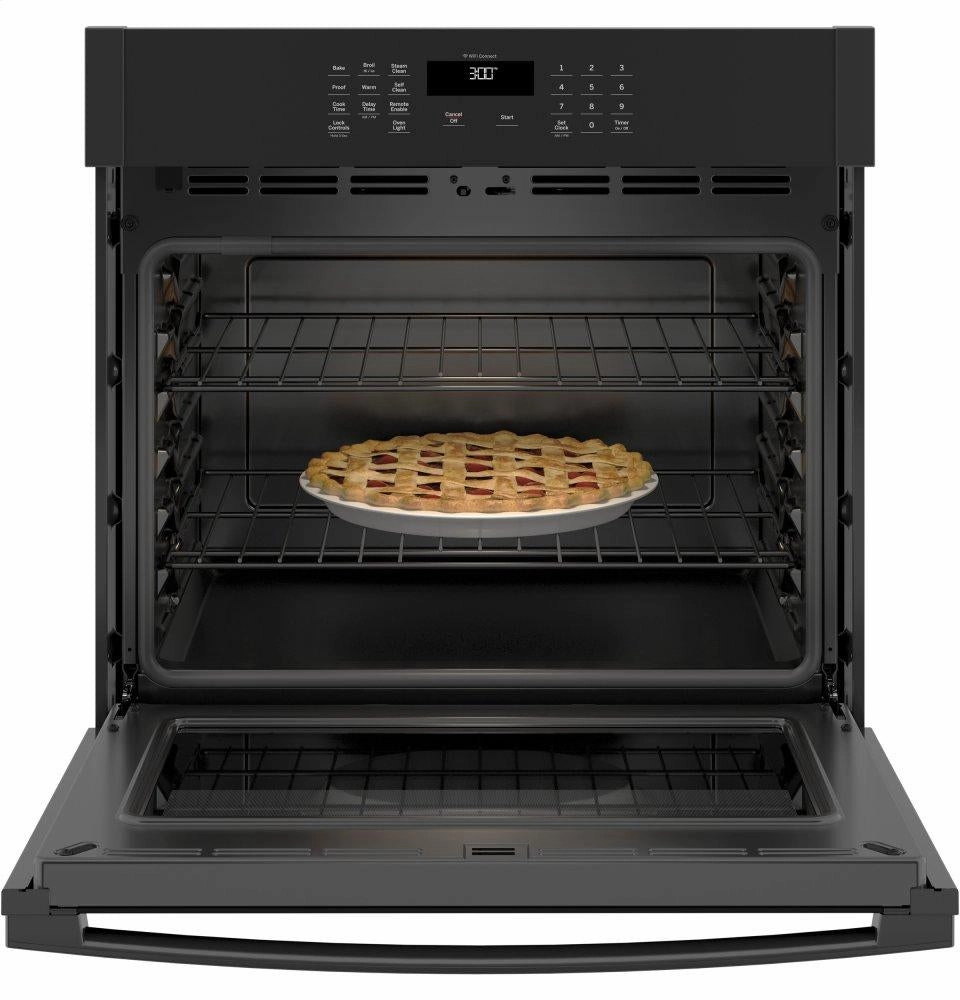 Ge Appliances JTS3000DNBB Ge 30" Smart Built-In Self-Clean Single Wall Oven With Never-Scrub Racks