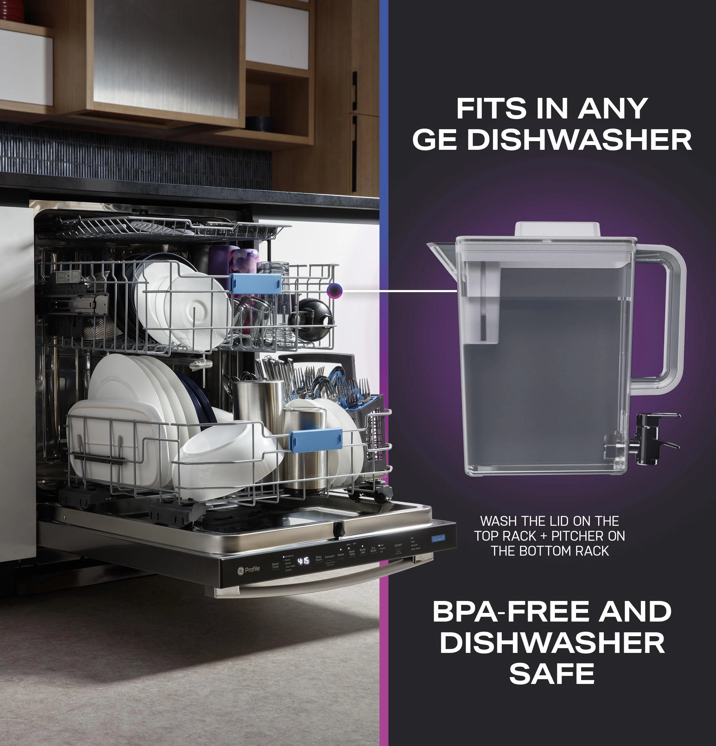 Ge Appliances PAE28BYTFS Ge Profile&#8482; Energy Star? 28.3 Cu. Ft. Quad-Door Refrigerator With Dual-Dispense Autofill Pitcher