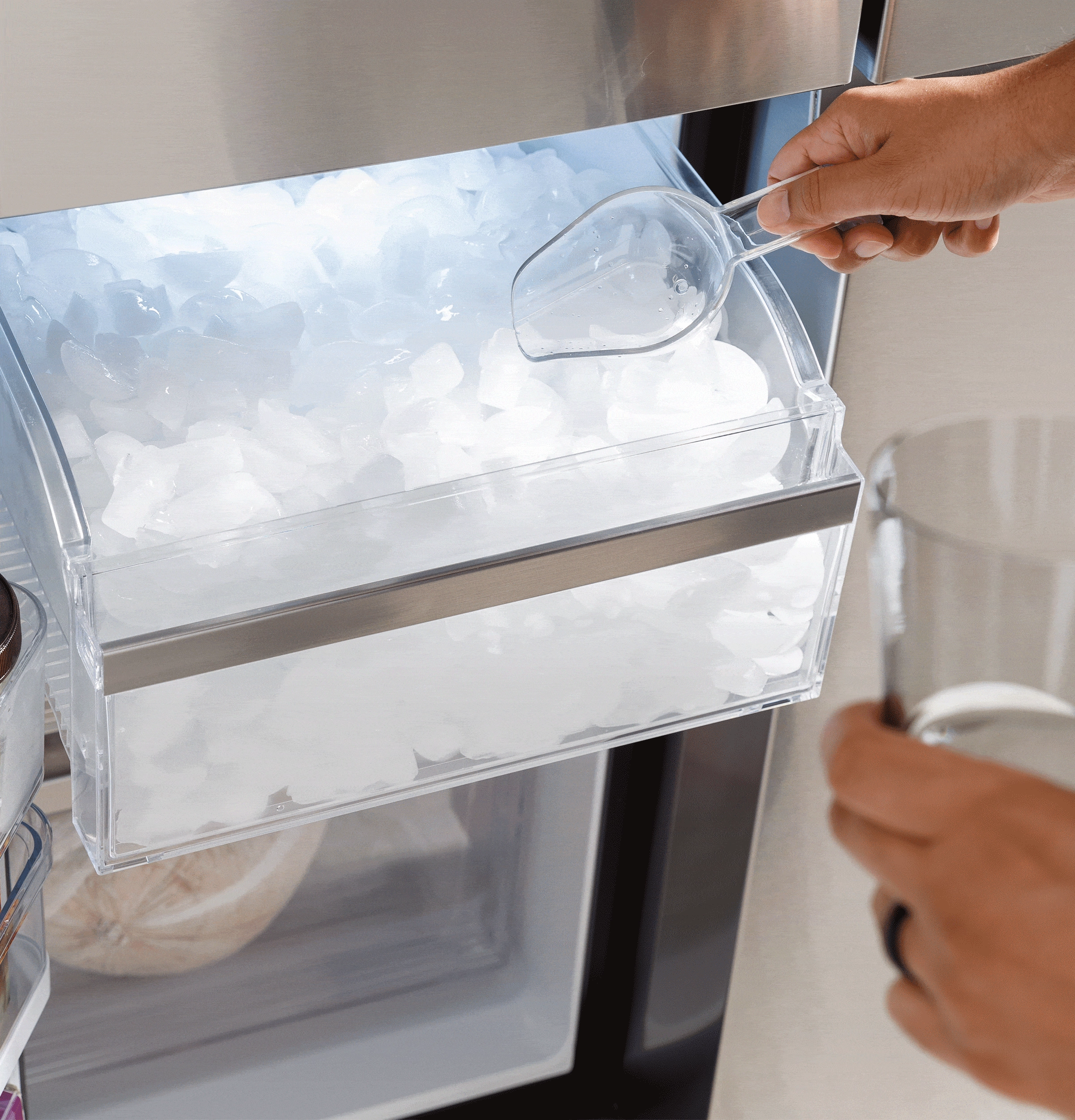Ge Appliances PAE28BYTFS Ge Profile&#8482; Energy Star? 28.3 Cu. Ft. Quad-Door Refrigerator With Dual-Dispense Autofill Pitcher