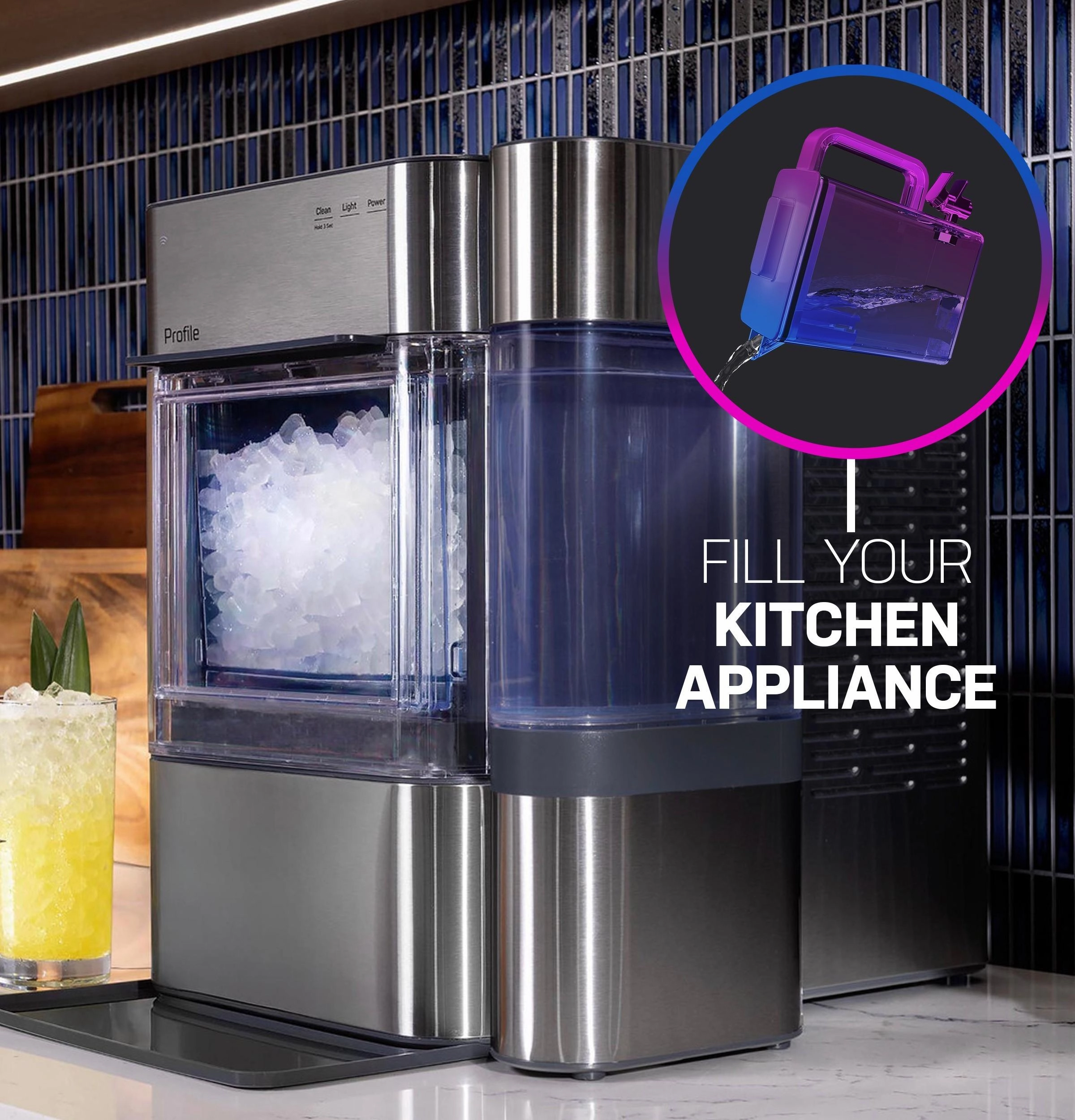 Ge Appliances PAE28BYTFS Ge Profile&#8482; Energy Star? 28.3 Cu. Ft. Quad-Door Refrigerator With Dual-Dispense Autofill Pitcher