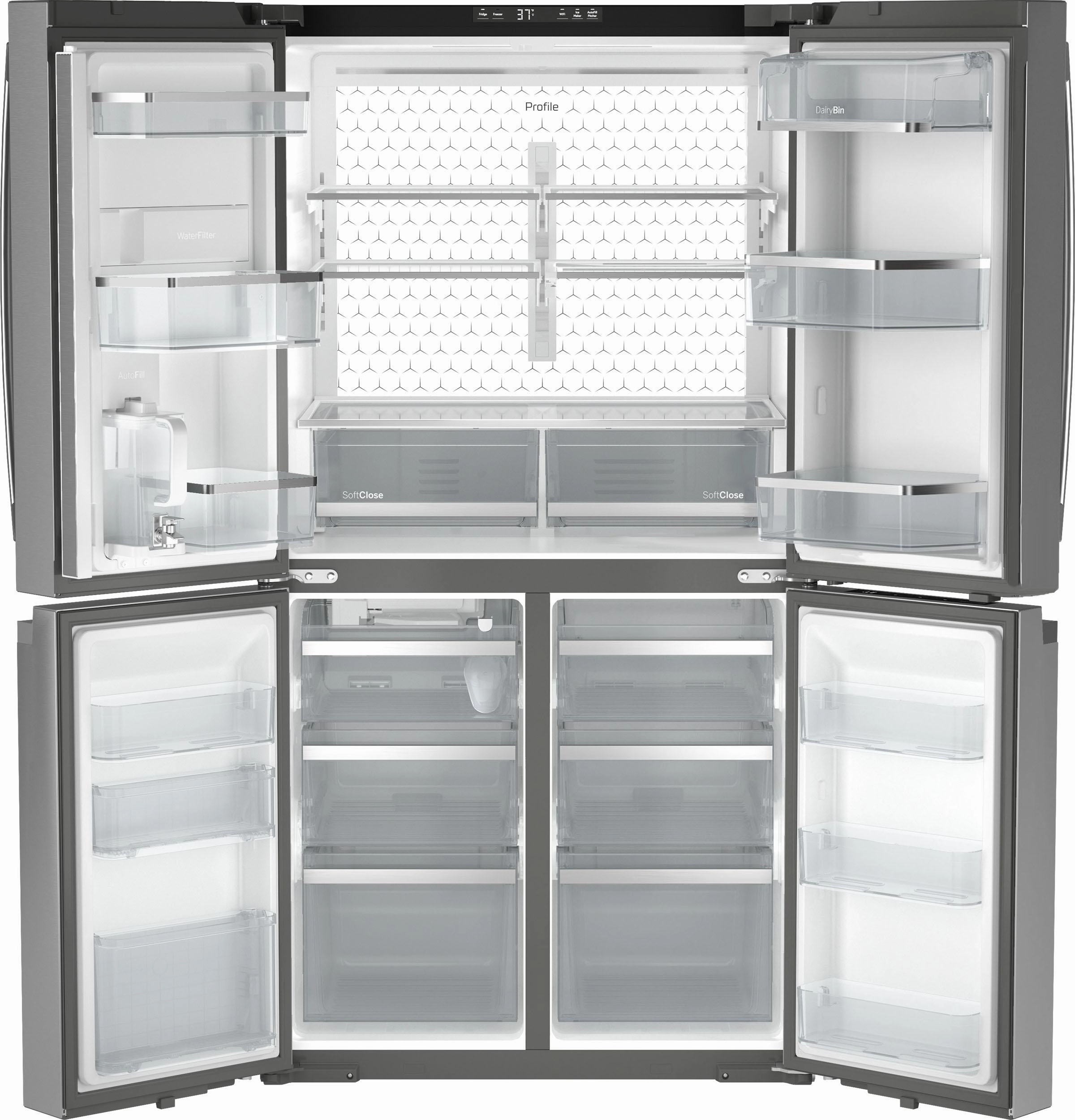 Ge Appliances PAE28BYTFS Ge Profile&#8482; Energy Star? 28.3 Cu. Ft. Quad-Door Refrigerator With Dual-Dispense Autofill Pitcher