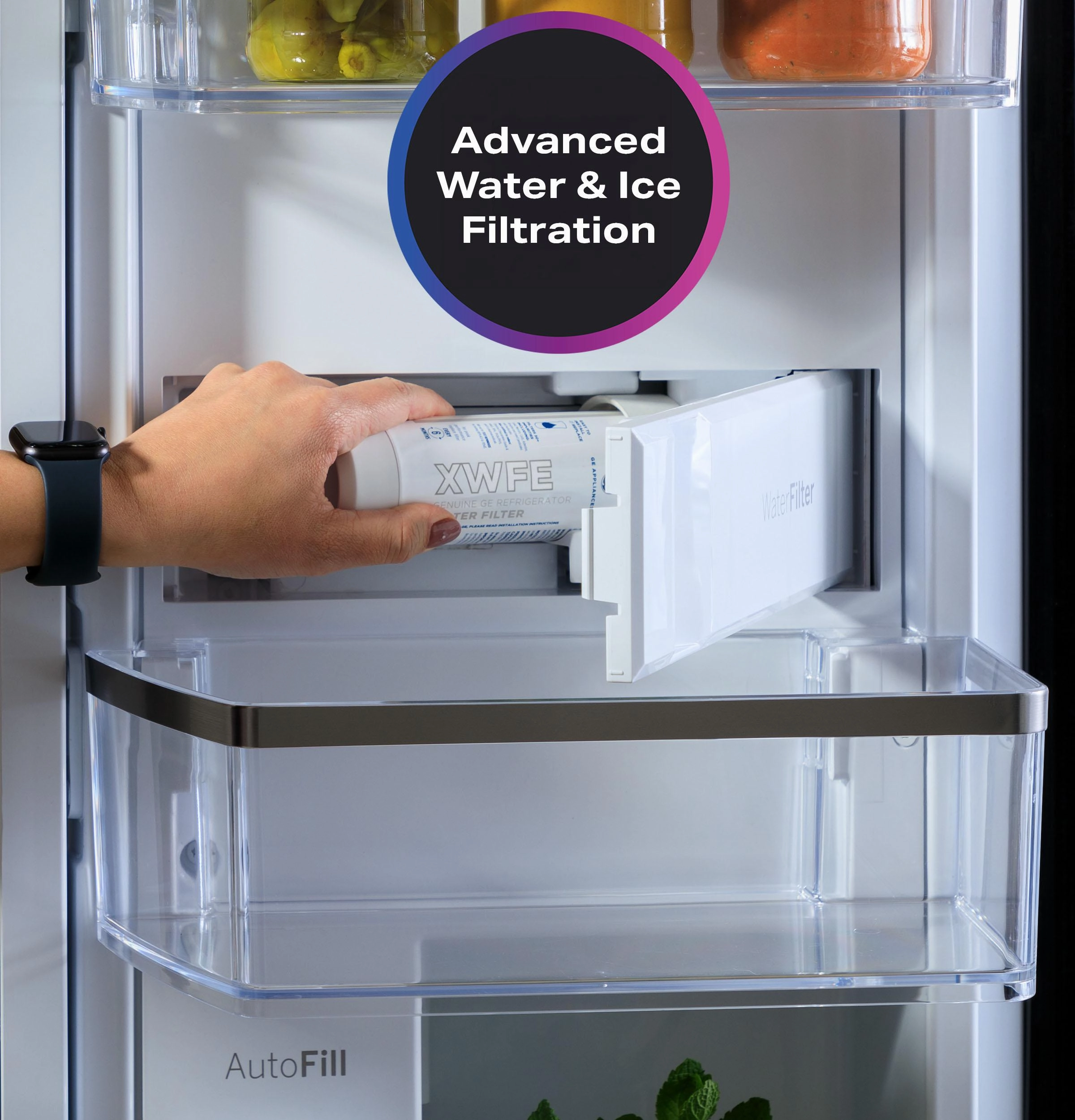 Ge Appliances PAE28BYTFS Ge Profile&#8482; Energy Star? 28.3 Cu. Ft. Quad-Door Refrigerator With Dual-Dispense Autofill Pitcher