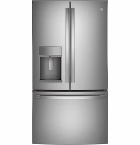 Ge Appliances PFD28KYNFS Ge Profile&#8482; Series 27.7 Cu. Ft. Fingerprint Resistant French-Door Refrigerator With Door In Door And Hands-Free Autofill Freestanding Refrigerators freestanding fridge freezer combo
