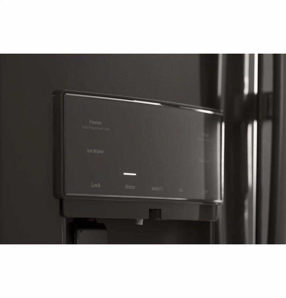 Ge Appliances PFE28KBLTS Ge Profile&#8482; Series Energy Star? 27.7 Cu. Ft. French-Door Refrigerator With Hands-Free Autofill