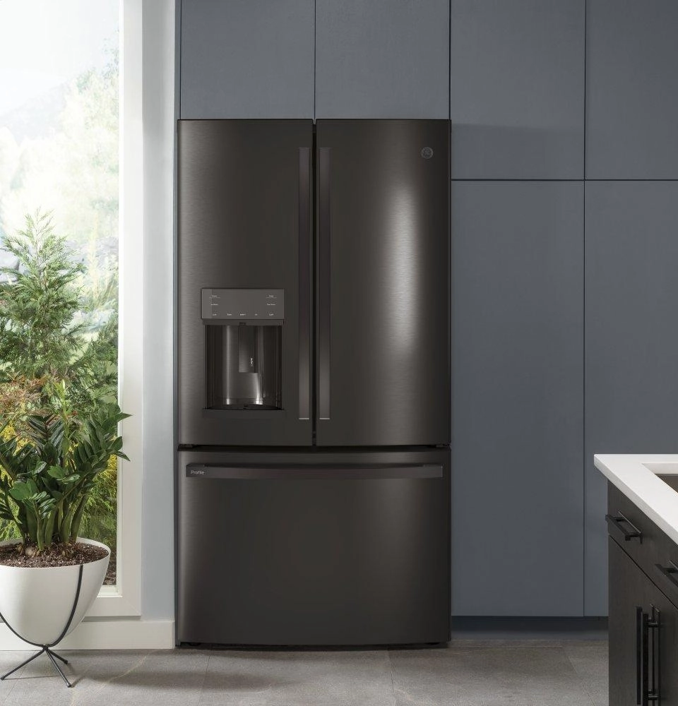 Ge Appliances PFE28KBLTS Ge Profile&#8482; Series Energy Star? 27.7 Cu. Ft. French-Door Refrigerator With Hands-Free Autofill