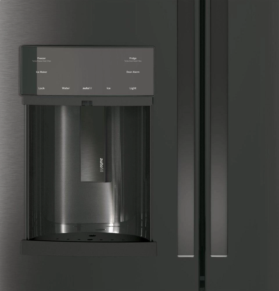 Ge Appliances PFE28KBLTS Ge Profile&#8482; Series Energy Star? 27.7 Cu. Ft. French-Door Refrigerator With Hands-Free Autofill