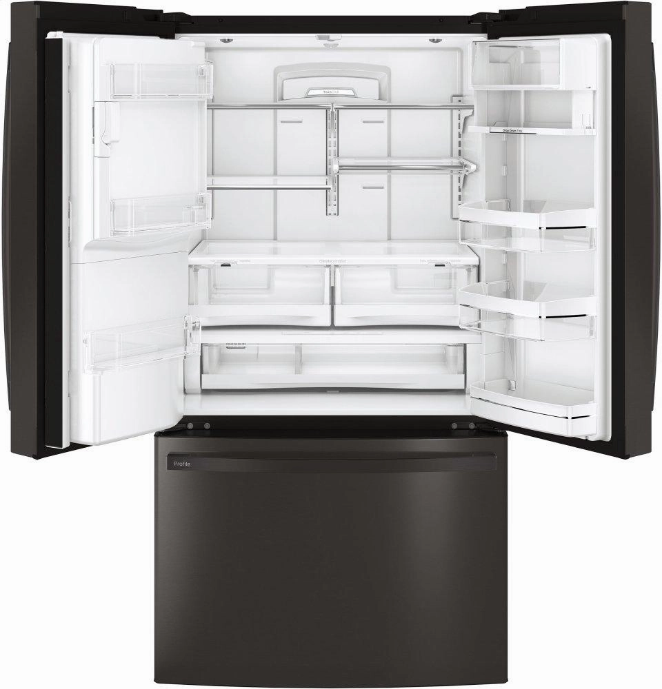 Ge Appliances PFE28KBLTS Ge Profile&#8482; Series Energy Star? 27.7 Cu. Ft. French-Door Refrigerator With Hands-Free Autofill