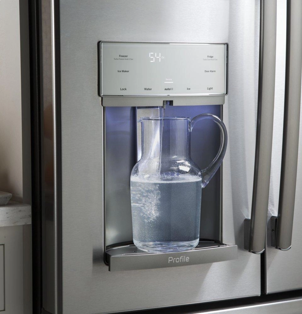 Ge Appliances PFE28KMKES Ge Profile&#8482; Series Energy Star? 27.7 Cu. Ft. French-Door Refrigerator With Hands-Free Autofill