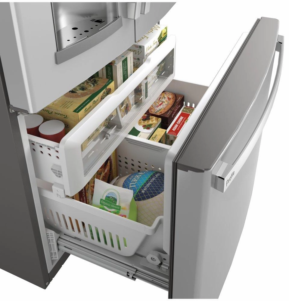 Ge Appliances PFE28PYNFS Ge Profile&#8482; Series Energy Star? 27.7 Cu. Ft. Smart Fingerprint Resistant French-Door Refrigerator With Keurig? K-Cup? Brewing System