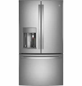 Ge Appliances PFE28PYNFS Ge Profile&#8482; Series Energy Star? 27.7 Cu. Ft. Smart Fingerprint Resistant French-Door Refrigerator With Keurig? K-Cup? Brewing System Freestanding Refrigerators freestanding fridge freezer combo