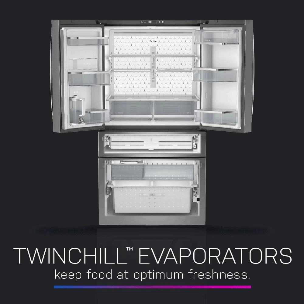 Ge Appliances PGE29BYTFS Ge Profile&#8482; Series Energy Star? 28.7 Cu. Ft. Smart Fingerprint Resistant 4-Door French-Door Refrigerator With Dual-Dispense Autofill Pitcher