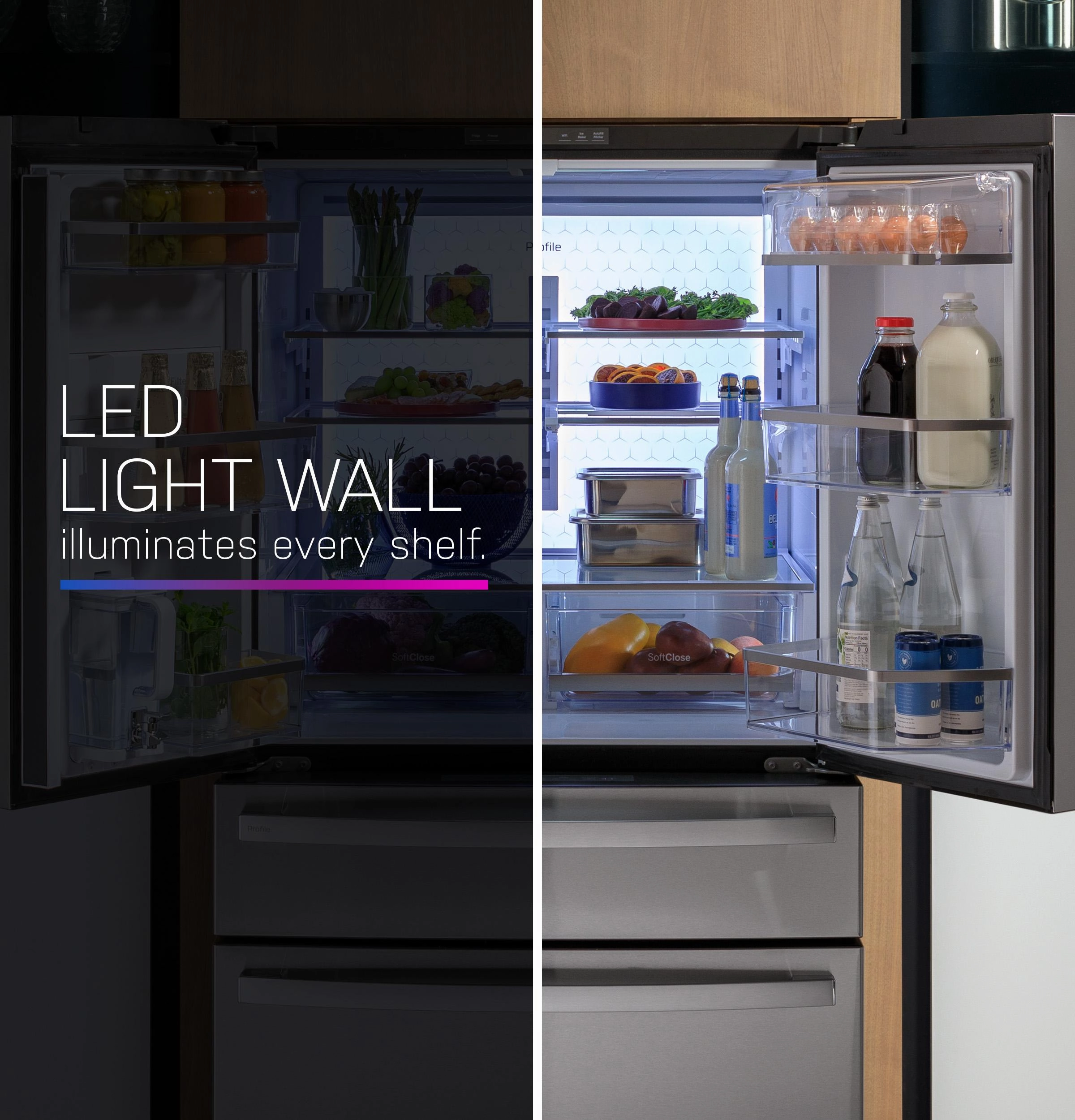 Ge Appliances PGE29BYTFS Ge Profile&#8482; Series Energy Star? 28.7 Cu. Ft. Smart Fingerprint Resistant 4-Door French-Door Refrigerator With Dual-Dispense Autofill Pitcher