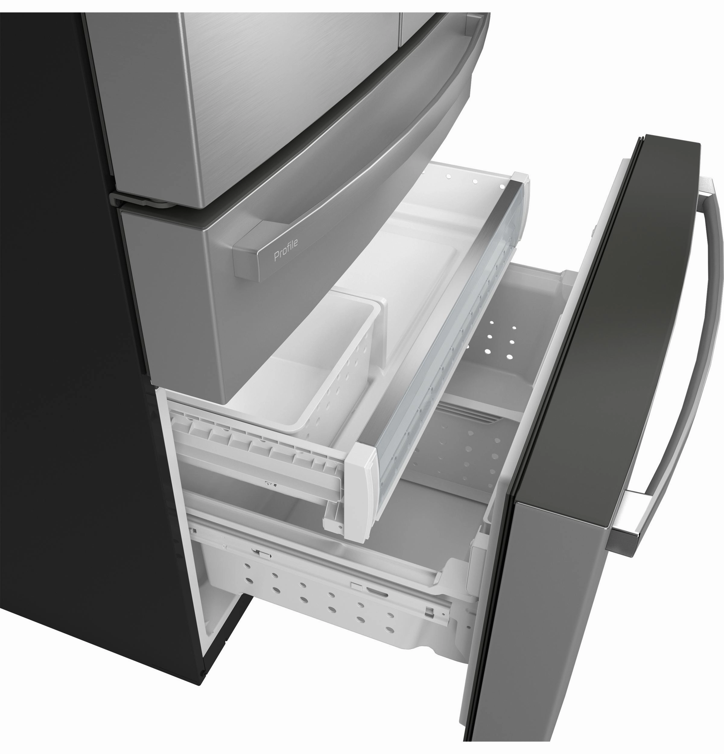 Ge Appliances PGE29BYTFS Ge Profile&#8482; Series Energy Star? 28.7 Cu. Ft. Smart Fingerprint Resistant 4-Door French-Door Refrigerator With Dual-Dispense Autofill Pitcher