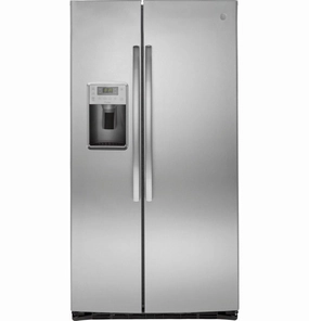 Ge Appliances PSE25KSHSS Ge Profile&#8482; Series Energy Star? 25.3 Cu. Ft. Side-By-Side Refrigerator Freestanding Refrigerators freestanding fridge freezer combo