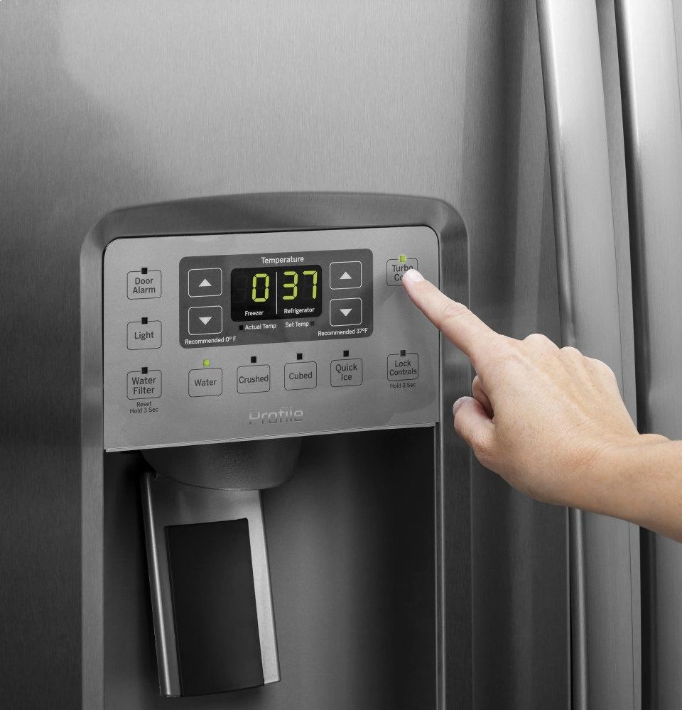 Ge Appliances PSE25KSHSS Ge Profile&#8482; Series Energy Star? 25.3 Cu. Ft. Side-By-Side Refrigerator