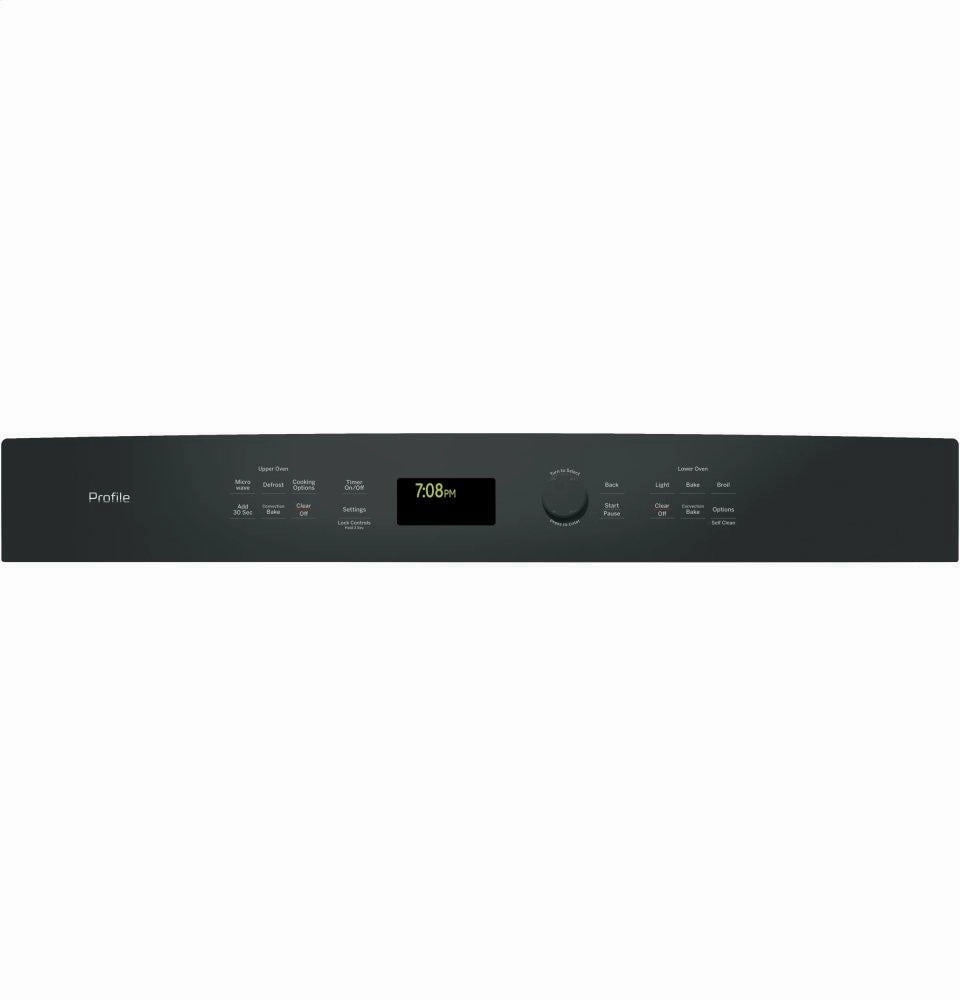 Ge Appliances PT7800DHBB Ge Profile&#8482; 30" Built-In Combination Convection Microwave/Convection Wall Oven